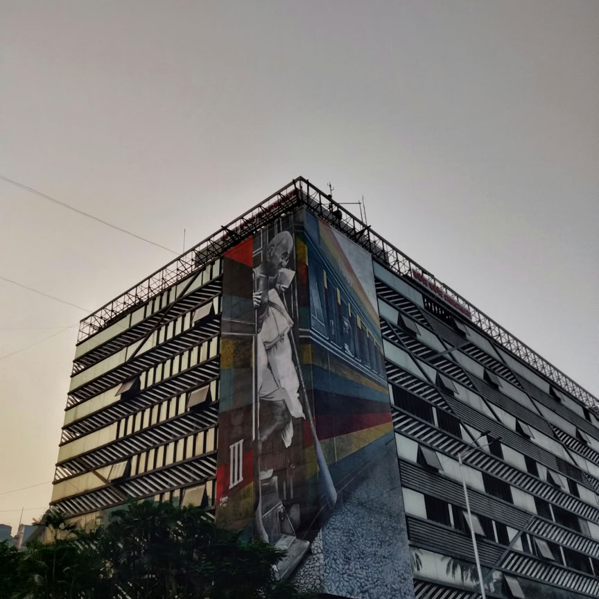 Gray Building Under Gray Sky
